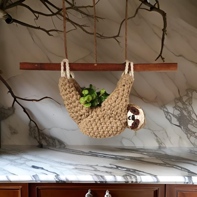 Haakpatroon Luiaard Plantenhanger PDF