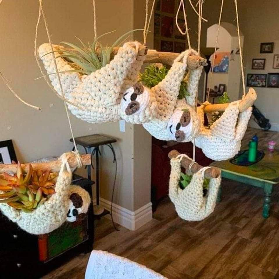 Haakpatroon Luiaard Plantenhanger PDF