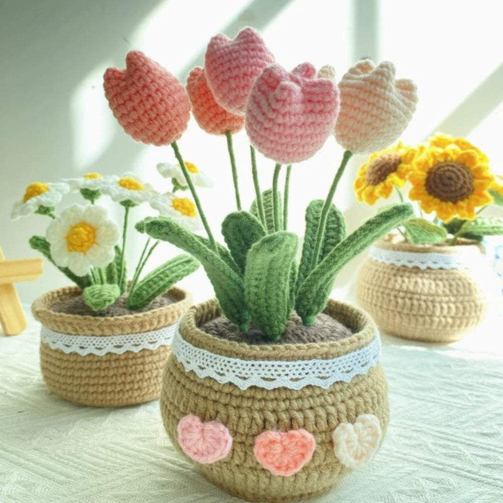 Haakpatroon Tulpenpotje PDF